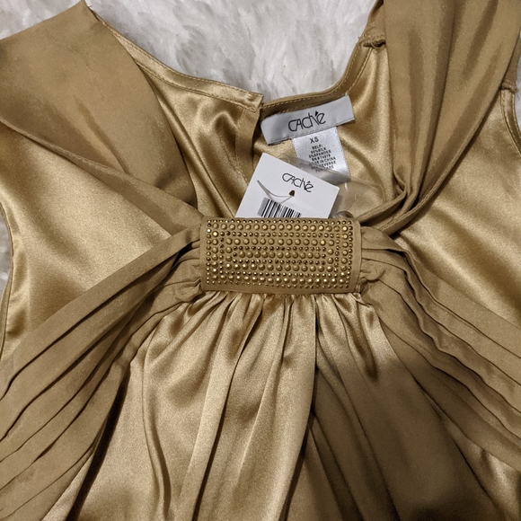 Cache Gold Embellished Top - Picture 3 of 5